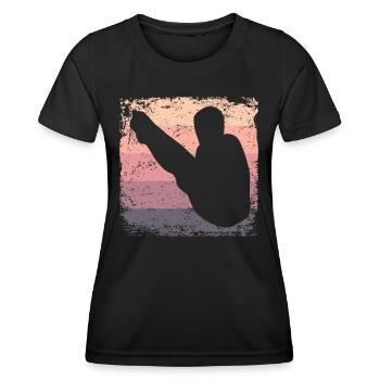 Synchronized Water Diver High Diver - Women's Functional T-Shirt - black - Front - AI Model Female 172 light (172cm)