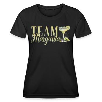 Enterrement de vie de garçon de l’équipe Margarita Tequila - T-shirt sport Femme - noir - Devant - AI Model Female 172 light (172cm)