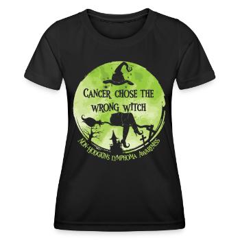 Krebs Lime Non Hodgkin Lymphoma - Frauen Funktions-T-Shirt - Schwarz - Vorne - AI Model Female 172 light (172cm)