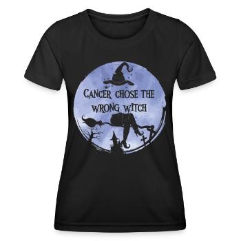 Krebs Hexe Immergrün Speiseröhre - Frauen Funktions-T-Shirt - Schwarz - Vorne - AI Model Female 172 light (172cm)