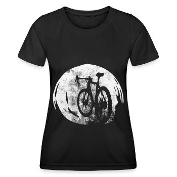 Circle - Cycling - - Women's Functional T-Shirt - black - Front - AI Model Female 172 light (172cm)