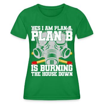 Kammerjäger - Frauen Funktions-T-Shirt - Kelly Green - Vorne - AI Model Female 172 dark (172cm)