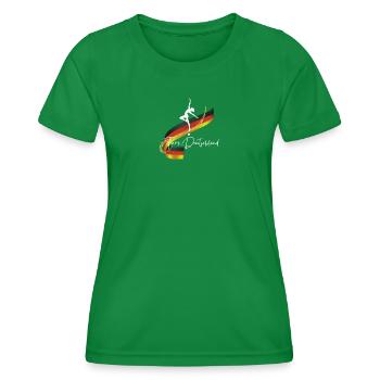 Danse, Équipe Allemagne, Danseur, Danse - T-shirt sport Femme - vert - Devant - AI Model Female 172 dark (172cm)