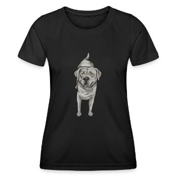 Silver Labrador Retriever Silver Lab - Women's Functional T-Shirt - black - Front - AI Model Female 172 light (172cm)