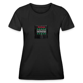 nerd christmas cookies #Xmas Shirt - Frauen Funktions-T-Shirt - Schwarz - Vorne - AI Model Female 172 light (172cm)