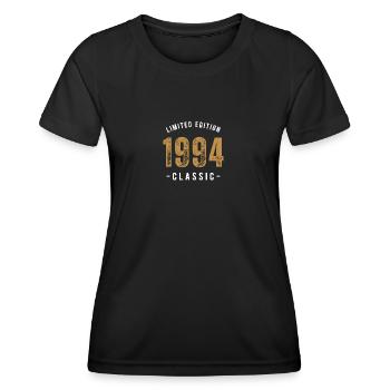 1994 Classic - Geburtstag - Frauen Funktions-T-Shirt - Schwarz - Vorne - AI Model Female 172 light (172cm)