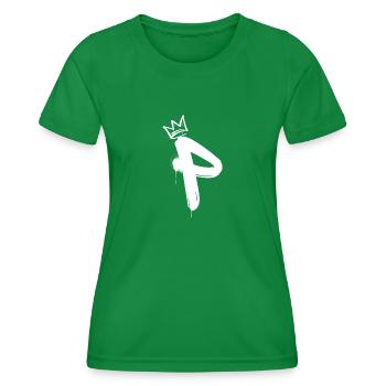P - Frauen Funktions-T-Shirt - Kelly Green - Vorne - AI Model Female 172 dark (172cm)