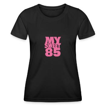 Sweet 85 - Women's Functional T-Shirt - black - Front - AI Model Female 172 light (172cm)