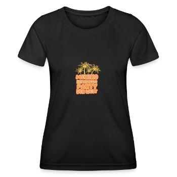 Vacances Mexique - T-shirt sport Femme - noir - Devant - AI Model Female 172 light (172cm)