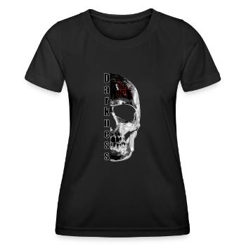 darkness - Women's Functional T-Shirt - black - Front - AI Model Female 172 light (172cm)