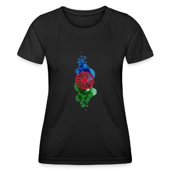 115552801 335232532 115552801 18 16 - Frauen Funktions-T-Shirt - Schwarz - Vorne - AI Model Female 172 light (172cm)