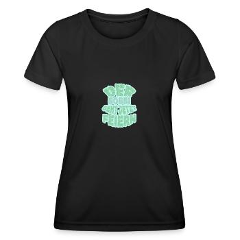 Bobbi - Women's Functional T-Shirt - black - Front - AI Model Female 172 light (172cm)