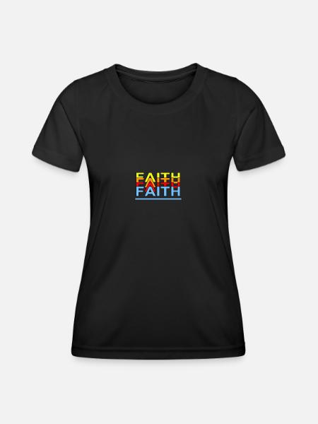 FAITH - Women's Functional T-Shirt - black