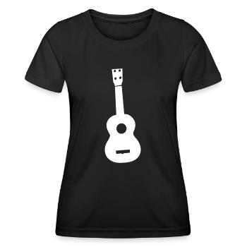 gitarre - Frauen Funktions-T-Shirt - Schwarz - Vorne - AI Model Female 172 light (172cm)