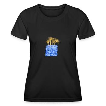 Vacances Mexique - T-shirt sport Femme - noir - Devant - AI Model Female 172 light (172cm)