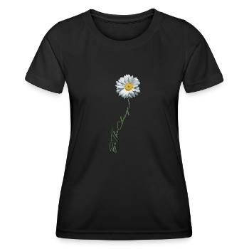 Be The Change Respekt Toleranz & Menschlichkeit - Frauen Funktions-T-Shirt - Schwarz - Vorne - AI Model Female 172 light (172cm)