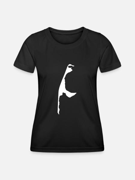 Sylt - Frauen Funktions-T-Shirt - Schwarz