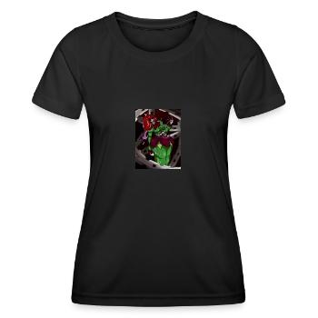 Der Sekretär - Frauen Funktions-T-Shirt - Schwarz - Vorne - AI Model Female 172 light (172cm)