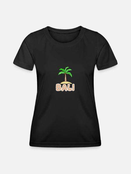 Bali Bali - Frauen Funktions-T-Shirt - Schwarz