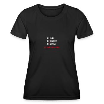 Be your champion - Frauen Funktions-T-Shirt - Schwarz - Vorne - AI Model Female 172 light (172cm)