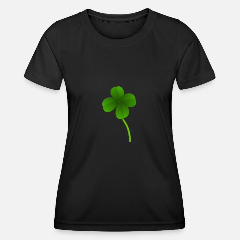 cloverleaf - Women's Functional T-Shirt - black