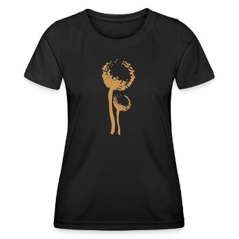 Pissenlits, pissenlits - T-shirt sport Femme - noir - Devant - AI Model Female 172 light (172cm)