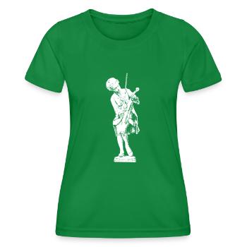 Mozart Geigenkind - Wolfgang Amadeus Mozart - Frauen Funktions-T-Shirt - Kelly Green - Vorne - AI Model Female 172 dark (172cm)