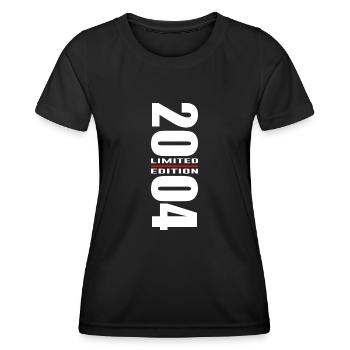 18ème anniversaire Jeunes filles 18 ans Anniversaire - T-shirt sport Femme - noir - Devant - AI Model Female 172 light (172cm)