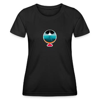 Abstraktes Gleichgewicht - Frauen Funktions-T-Shirt - Schwarz - Vorne - AI Model Female 172 light (172cm)