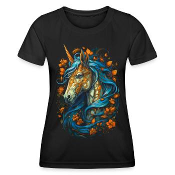 Unicorn - Women's Functional T-Shirt - black - Front - AI Model Female 172 light (172cm)