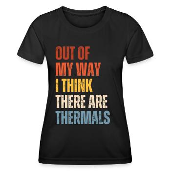 Je crois qu’il y a des marins thermiques rc - T-shirt sport Femme - noir - Devant - AI Model Female 172 light (172cm)