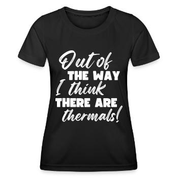 Je crois qu’il y a des marins thermiques rc - T-shirt sport Femme - noir - Devant - AI Model Female 172 light (172cm)