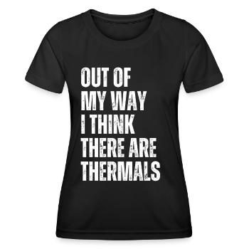 Je crois qu’il y a des marins thermiques rc - T-shirt sport Femme - noir - Devant - AI Model Female 172 light (172cm)