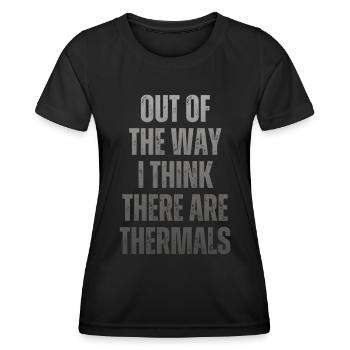 Je crois qu’il y a des marins thermiques rc - T-shirt sport Femme - noir - Devant - AI Model Female 172 light (172cm)