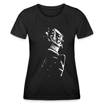 Guitaristes Guitaristes Guitaristes Guitariste - T-shirt sport Femme - noir - Devant - AI Model Female 172 light (172cm)