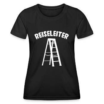 Reiseleiter Touristenführer Reiseführer - Frauen Funktions-T-Shirt - Schwarz - Vorne - AI Model Female 172 light (172cm)