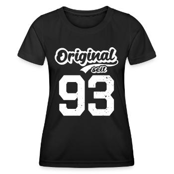 29. Geburtstag Original seit 1993 29 Jahre - Frauen Funktions-T-Shirt - Schwarz - Vorne - AI Model Female 172 light (172cm)