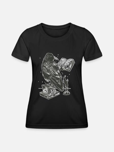 Rabe - Frauen Funktions-T-Shirt - Schwarz