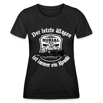 Der letzte Wagen ist immer ein Kombi - Frauen Funktions-T-Shirt - Schwarz - Vorne - AI Model Female 172 light (172cm)
