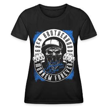 Mannheim Brotherhood - Women's Functional T-Shirt - black - Front - AI Model Female 172 light (172cm)
