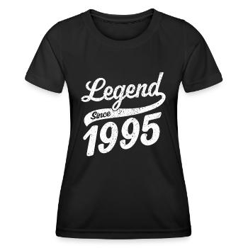 Legend Since 1995 - Women's Functional T-Shirt - black - Front - AI Model Female 172 light (172cm)