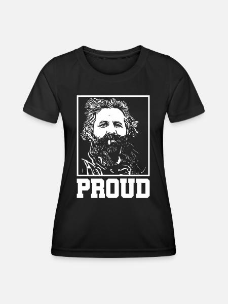 Kosovo. Albania. Adem Jashari. Proud - Women's Functional T-Shirt - black