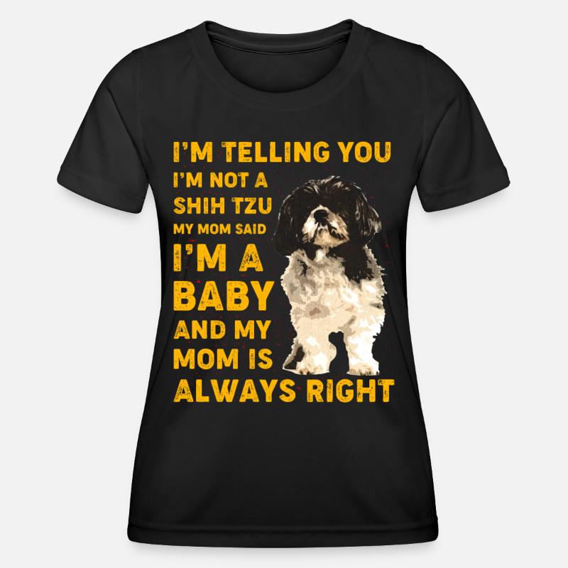 Shih Tzu - Women's Functional T-Shirt - black