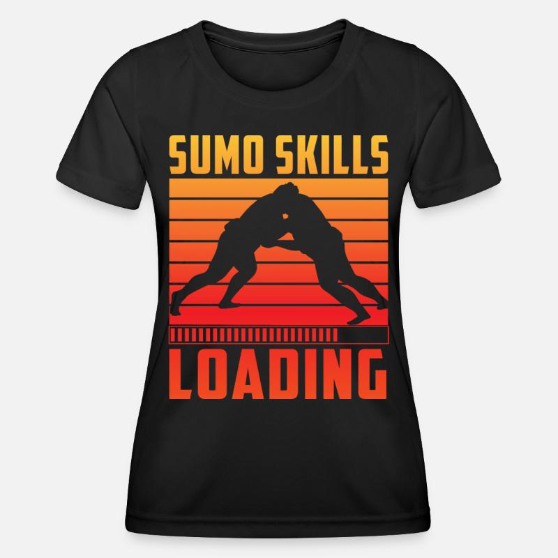 Sumo Skills Loading - Women's Functional T-Shirt - black