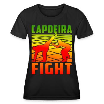 Capoeira Kampf - Frauen Funktions-T-Shirt - Schwarz - Vorne - AI Model Female 172 light (172cm)