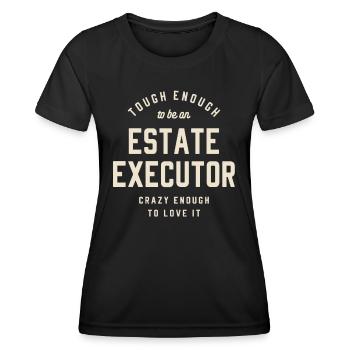 Nachlassverwalter Stärke und Geist - Frauen Funktions-T-Shirt - Schwarz - Vorne - AI Model Female 172 light (172cm)