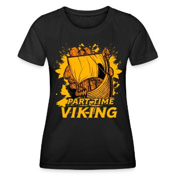 Part Time Viking - Women's Functional T-Shirt - black - Front - AI Model Female 172 light (172cm)