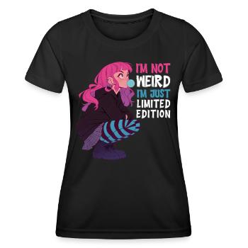 Limited Edition Anime Girl Goth Kawaii Gift - Women's Functional T-Shirt - black - Front - AI Model Female 172 light (172cm)