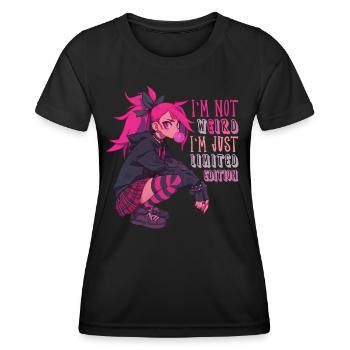 Édition Limitée Yami Kawaii Anime Girl Pastel Goth - T-shirt sport Femme - noir - Devant - AI Model Female 172 light (172cm)