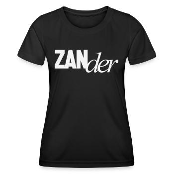 Zander Personal Name - Women's Functional T-Shirt - black - Front - AI Model Female 172 light (172cm)